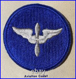 G W Larence Collection US Army Air Force AC Cadet Patch Inv 7-7