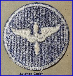 G W Larence Collection US Army Air Force AC Cadet Patch Inv 7-7
