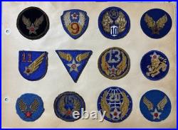 G W Lawrence Collection US Army Air Force 3rd Air Force Bullion Patch Inv 29-5