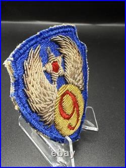 Gemsco 9th AAF Patch, Bullion WWII Army Air Forces
