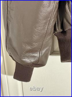 Genuine Air Force Flight Jacket, Bomber, Type A-2. U. S. Military Issue, Leather