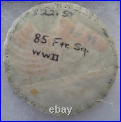 Genuine Authentic WWII US Army 12th Air Force 85th Fighter Squadron Patch