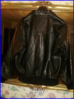 Genuine U. S. Army Air Force A-2 Flyer's Leather Jacket Sz Med Reg Mint Cond