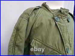 Genuine Vintage 1950s British Army Cold Weather Olive Middle Parka Jacket Size 3