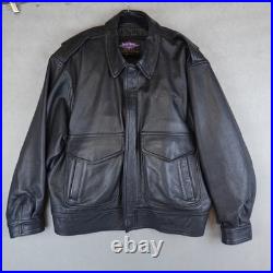 Gibson & Barnes Jacket Type A-2 Leather Bomber Flight US Army Air Force 46R