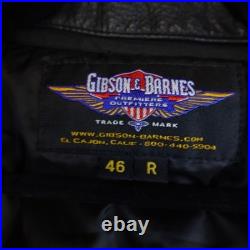 Gibson & Barnes Jacket Type A-2 Leather Bomber Flight US Army Air Force 46R