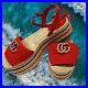 Gucci-Wedge-GG-Red-Sandals-Slides-Crochet-Pearl-Lilibeth-Womens-Size-EU-38-US-8-01-bnhe