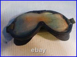 Korea/nato VINTAGE US ARMY AIR FORCES USAAF TYPE B-8 FLYING GOGGLES With LENSES