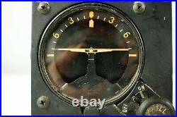 Künstlicher Horizont Flugzeug Gyroscope WWII Instrument US Army Air Force Sperry
