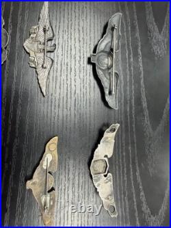 LOT Of 10 Original WWII Sterling US Army Military Airforce Sterling Silver Pins