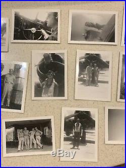 Large Original WWII US Army Air Force B-17 Pilot Photo Album 200+ Photos