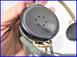 Late WW2 US Army Air Force Tropicalized Headset HS-16-A Consolidated Radio