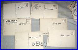 Lot 89 LARGE LETTER Linen Postcards, US Military Base, Air Force, Marines, Army, Navy