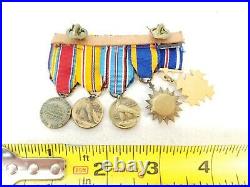 Lot Medals WWII U. S. Army Air Forces Flying Cross Pacific Eagle Lightning Set