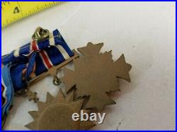 Lot Medals WWII U. S. Army Air Forces Flying Cross Pacific Eagle Lightning Set