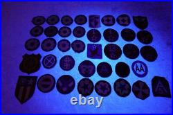 Lot Of 39 WWII Original US Army Patches Air Force Military