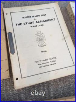 Lot of 10 1950's US Army & Air Force Surveying And Instruction Manuals