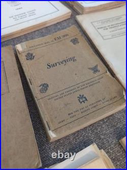 Lot of 10 1950's US Army & Air Force Surveying And Instruction Manuals