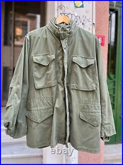 Lot of 4 US Army US Air Force Vintage M-65 OG Field Jacket