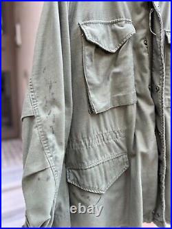 Lot of 4 US Army US Air Force Vintage M-65 OG Field Jacket