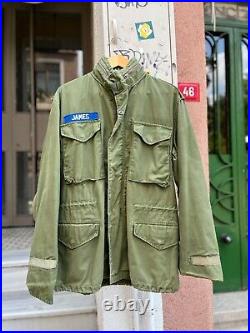 Lot of 4 US Army US Air Force Vintage M-65 OG Field Jacket