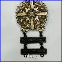 Lot of WW2 WWII Era US Army Air Force Insignia Pins Sterling Aviation School