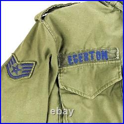 M-65 M-1965 Field Jacket U. S. Air Force, Staff Sergeant, X-Small with Patches 1977