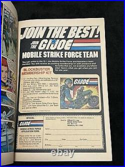 Marvel GI Joe #1 Newsstand 1982 First Cobra & GI Joe