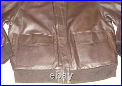 Mens EXCELLED Type A-2 JACKET Flyer's LEATHER US Army Air Force Bomber Sz XL NWT