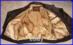 Mens EXCELLED Type A-2 JACKET Flyer's LEATHER US Army Air Force Bomber Sz XL NWT