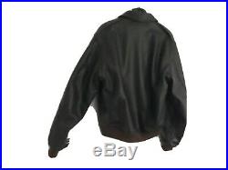 Mens aero leather jacket air forces us army