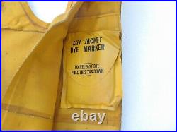 Minty US Army Air Forces type B-4 Life Preserver/Dye Marker Mae West USAAF