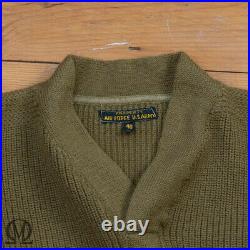 NOS 1940s WW2 Vintage US Army Air Force USAAF Mechanic A-1 Wool Sweater 40