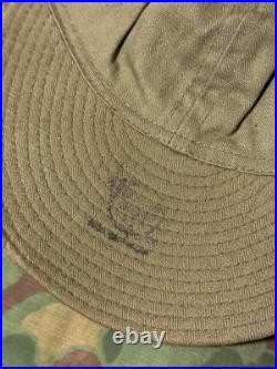 NOS Vintage WWII U. S. Army Air Force A3 Mechanic HBT Cap Size 7 1/4