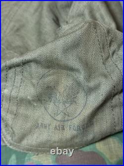 NOS Vintage WWII U. S. Army Air Force A3 Mechanic HBT Cap Size 7 1/8