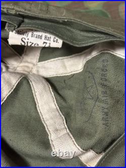 NOS Vintage WWII U. S. Army Air Force A3 Mechanic HBT Cap Size 7 1/8