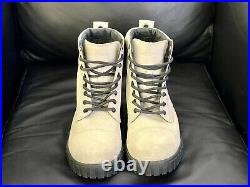 NWT Diesel LE H-RUA AM Mens Mid Sneaker Boots Size 9 Suede -Feather Gray