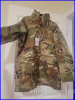 NWT Multicam APECS Jacket Parka S/R Regular US Air Force OCP Nylon Cold Weather