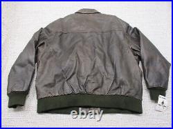 NWT Vintage Type A-2 US Army Air Force Leather Bomber Flight Jacket 2XL Big