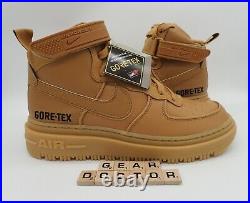 Nike Af1 Air Force 1 Goretex Boot Wheat Ct2815 200 Mens Size 9 Us