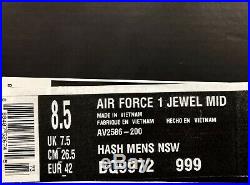 Nike Air Force 1 Mid Jewel Camo AV2586-200 Size UK 7.5 EU 42 US 8.5 New