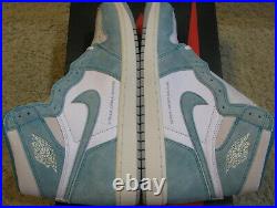 Nike Air Jordan 1 Retro High OG Shoes Turbo Green White Court Purple I Men 10.5