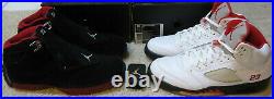 Nike Air Jordan Retro Shoes 5 18 CDP Countdown Pack White Fire Red Black Men 10