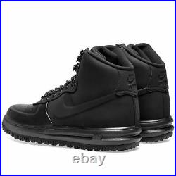Nike Lunar Force 1 Duckboot BQ7930-003 Triple Black Shoes 100%LEGIT Men's 8US