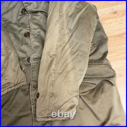 OG VTG WW2 1940s B9 Parka US ARMY AIR FORCE Flight Coat Jacket Size Large