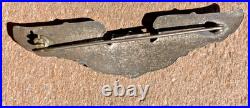 ORIGINAL PRE-WW2 US Army Air Force AAF Sterling 3-Inch Pilot Wing Badge Pin