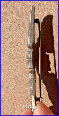 ORIGINAL PRE-WW2 US Army Air Force AAF Sterling 3-Inch Pilot Wing Badge Pin