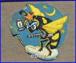 ORIGINAL WW2 US Army Air Force 418th Night Fighter Squadron Patch Insignia