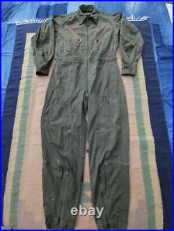 ORIGINAL WWII US ARMY AIR FORCE CORP AAF TYPE K-1 SUMMER FLYING SUIT Medium Long