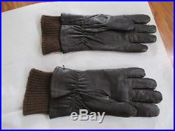 ORIGINAL WWII US ARMY AIR FORCE Crocetta A-11A LEATHER FLIGHT GLOVES WithINSERTS